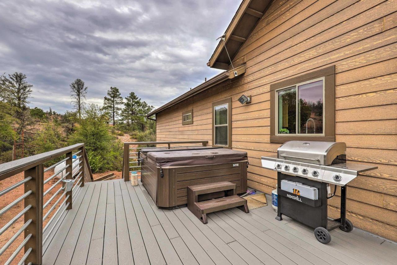Elkwood Lodge Star Valley Cabin With Hot Tub Payson Esterno foto