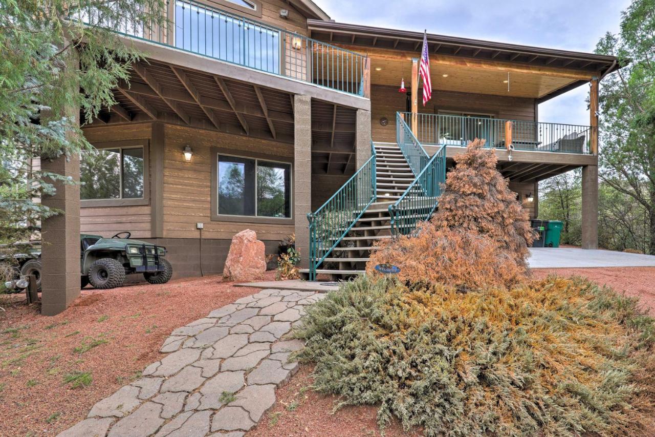 Elkwood Lodge Star Valley Cabin With Hot Tub Payson Esterno foto
